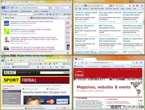 IE8 VS Safari4 VS FireFox3.1 VS google Chrome ĴռPK