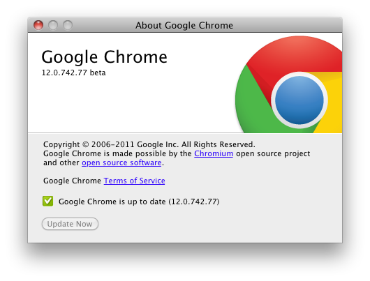 Chrome 12