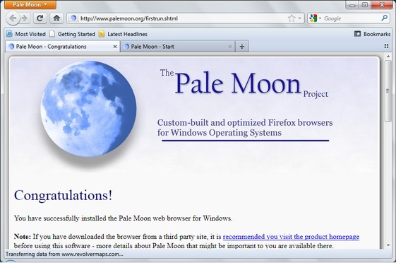 FirefoxŻPale Moon 6.0